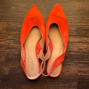 Madewell cute red flats
